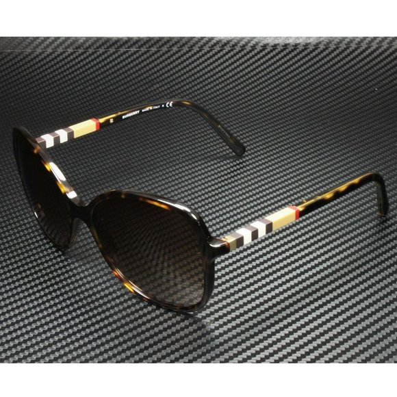 Burberry Dark Havana Women 58mm Sunglasses - Picture 1 of 5